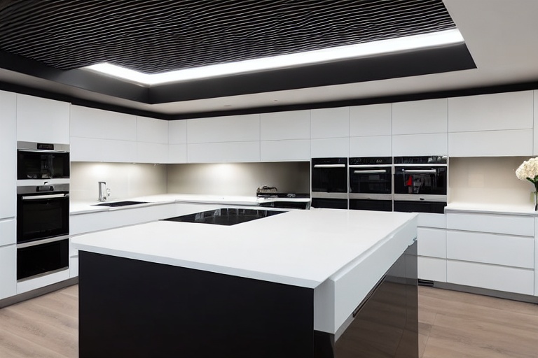 Intrahome Modena Craft 3 χρώμα Νησί Μαύρο & Λευκό Περίμετρος έπιπλα κουζίνας 10 Μέτρα συνολικα τρέχον μέτρα Intrahome-65651358