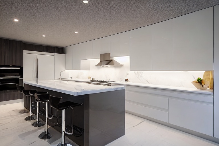 Intrahome Napoli Design 3 χρώμα Εφέ Λευκού Μαρμάρου έπιπλα κουζίνας 10 Μέτρα συνολικα τρέχον μέτρα Intrahome-65651328