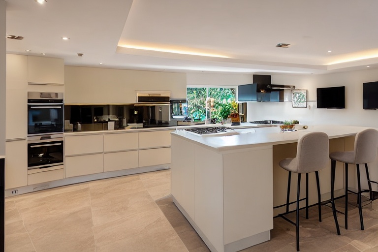 Intrahome Napoli Elegance 3 χρώμα Νησί Τερακότα & Κρεμ Περίμετρος έπιπλα κουζίνας 10 Μέτρα συνολικα τρέχον μέτρα Intrahome-65651319