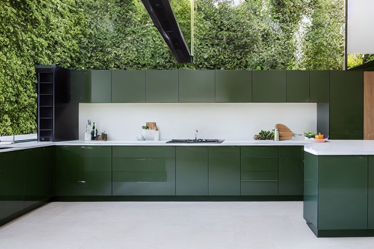 Intrahome Roma Design 3 χρώμα Λακέ Πράσινο Δάσους έπιπλα κουζίνας 10 Μέτρα συνολικα τρέχον μέτρα Intrahome-65651308