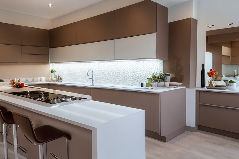 Intrahome Roma Classic 3 χρώμα Λακέ Τερακότα έπιπλα κουζίνας 10 Μέτρα συνολικα τρέχον μέτρα Intrahome-65651305