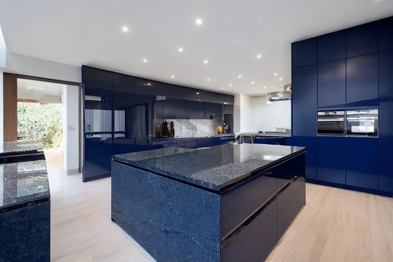 Intrahome Roma Signature 3 χρώμα Λακέ Ναυτικό Μπλε έπιπλα κουζίνας 10 Μέτρα συνολικα τρέχον μέτρα Intrahome-65651302