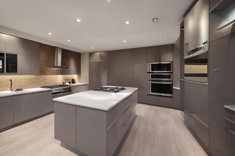Intrahome Roma Elegance 3 χρώμα Λακέ Άμμος έπιπλα κουζίνας 10 Μέτρα συνολικα τρέχον μέτρα Intrahome-65651299