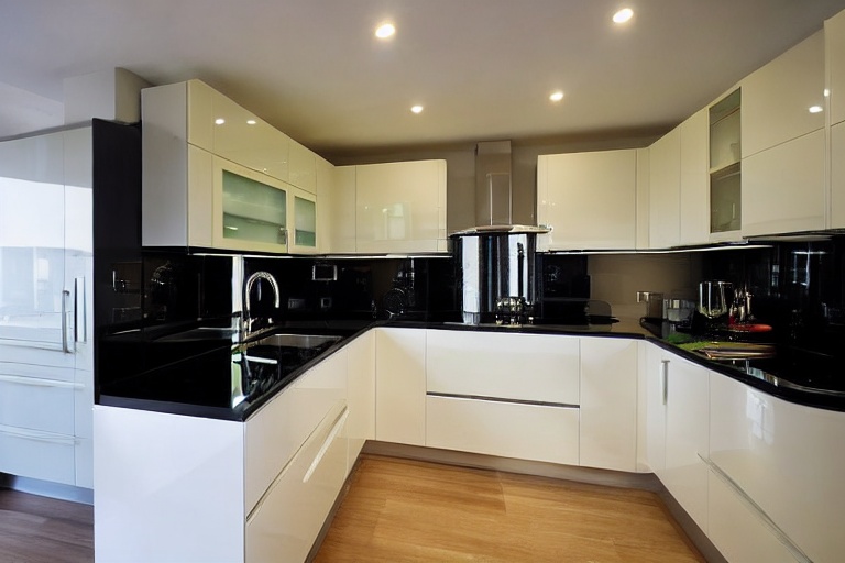 Intrahome Luna Style 3 χρώμα Λακέ Κρεμ Γυαλιστερό έπιπλα κουζίνας 10 Μέτρα συνολικα τρέχον μέτρα Intrahome-65651269
