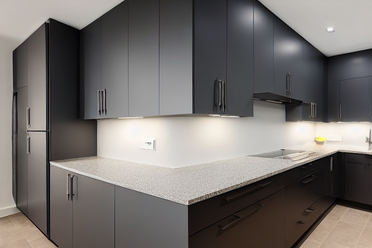 Intrahome Luna Craft 3 χρώμα Λακέ Ανθρακί έπιπλα κουζίνας 10 Μέτρα συνολικα τρέχον μέτρα Intrahome-65651258