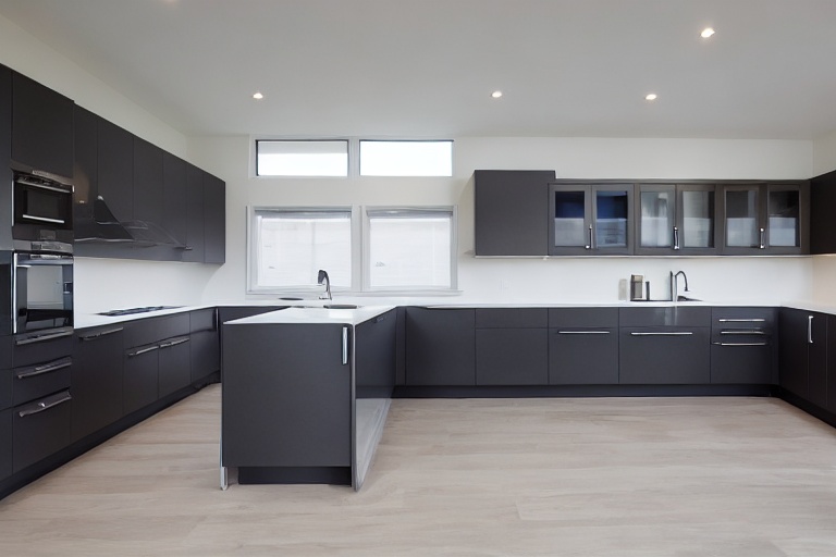 Intrahome Nova Style 3 χρώμα Λευκό Ματ Πάνω & Ανθρακί Κάτω έπιπλα κουζίνας 10 Μέτρα συνολικα τρέχον μέτρα Intrahome-65651249