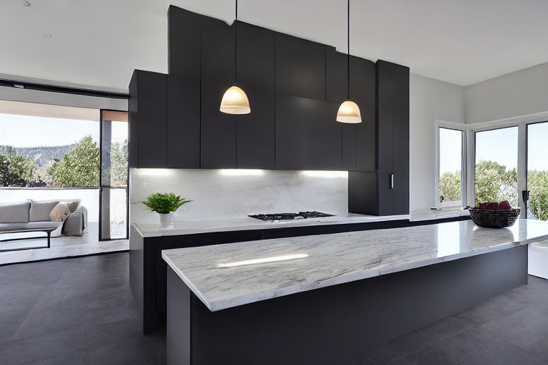 Intrahome Aria Max 3 χρώμα Λακέ Ανθρακί έπιπλα κουζίνας 10 Μέτρα συνολικα τρέχον μέτρα Intrahome-65651230