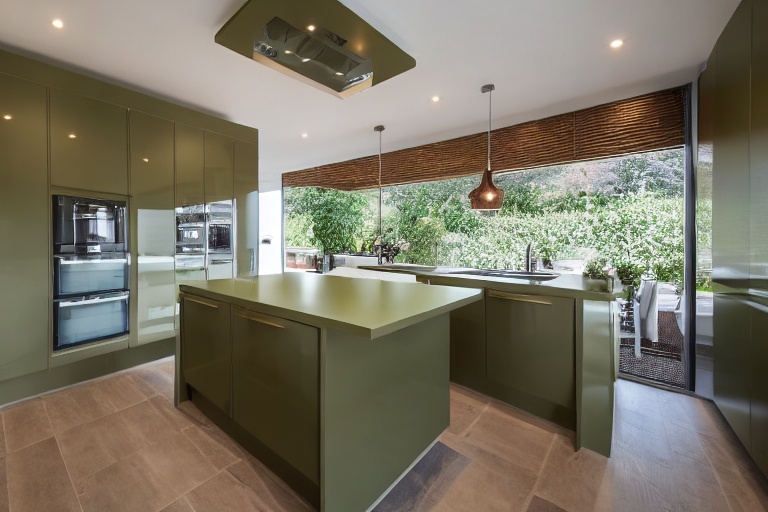 Intrahome Aria Living 3 χρώμα Λακέ Λαδί έπιπλα κουζίνας 10 Μέτρα συνολικα τρέχον μέτρα Intrahome-65651226