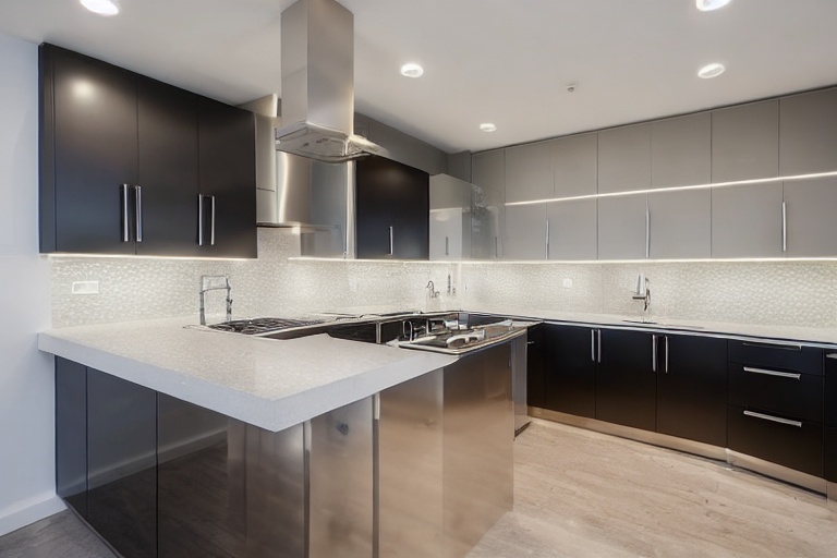 Intrahome Urban Home 3 χρώμα Γυαλιστερό Ανοξείδωτο έπιπλα κουζίνας 10 Μέτρα συνολικα τρέχον μέτρα Intrahome-65651167