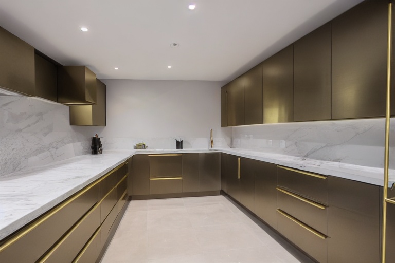 Intrahome Urban Select 3 χρώμα Βουρτσιστός Ορείχαλκος έπιπλα κουζίνας 10 Μέτρα συνολικα τρέχον μέτρα Intrahome-65651163