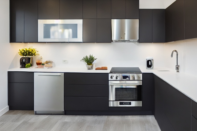 Intrahome Loft Lux 3 χρώμα Λευκό Ματ Πάνω & Ανθρακί Κάτω έπιπλα κουζίνας 10 Μέτρα συνολικα τρέχον μέτρα Intrahome-65651133