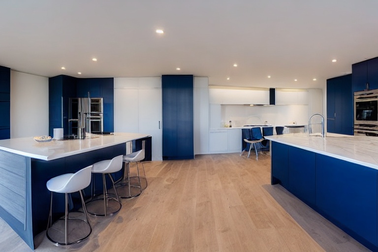 Intrahome Nordic Prime 3 χρώμα Νησί Μπλε & Λευκό Περίμετρος έπιπλα κουζίνας 10 Μέτρα συνολικα τρέχον μέτρα Intrahome-65651132