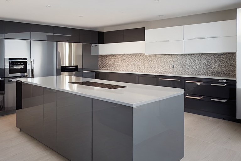 Intrahome Nordic Home 3 χρώμα Λακέ Γκρι Μεσαίο έπιπλα κουζίνας 10 Μέτρα συνολικα τρέχον μέτρα Intrahome-65651127