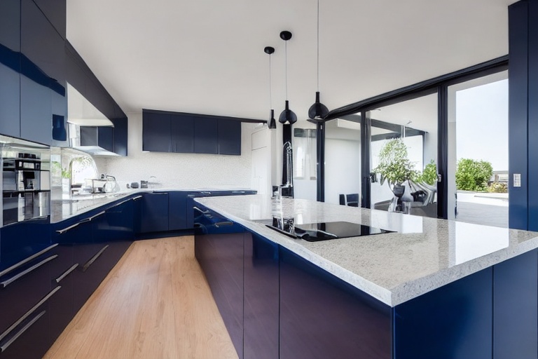 Intrahome Scandi Living 3 χρώμα Λακέ Ναυτικό Μπλε έπιπλα κουζίνας 10 Μέτρα συνολικα τρέχον μέτρα Intrahome-65651106