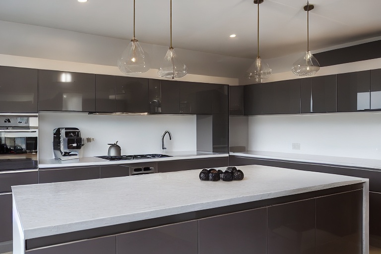 Intrahome Scandi Modern 3 χρώμα Λακέ Γκρι Μεσαίο έπιπλα κουζίνας 10 Μέτρα συνολικα τρέχον μέτρα Intrahome-65651104