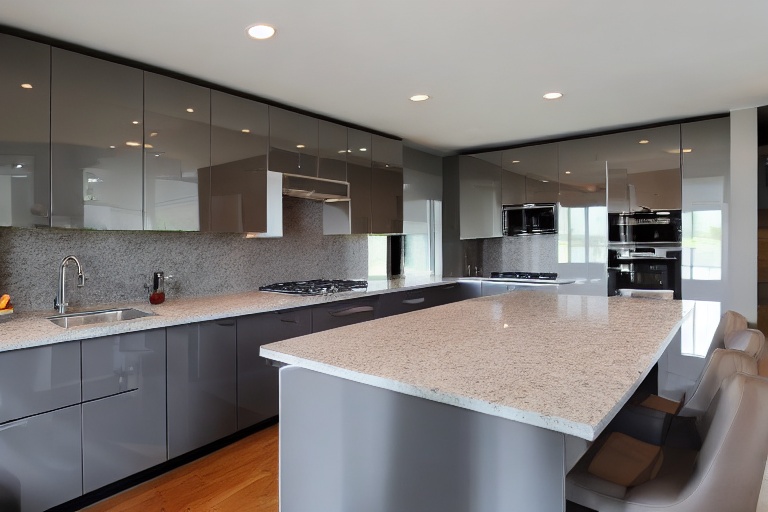 Intrahome Scandi One 3 χρώμα Λακέ Γκρι Μεσαίο έπιπλα κουζίνας 10 Μέτρα συνολικα τρέχον μέτρα Intrahome-65651095