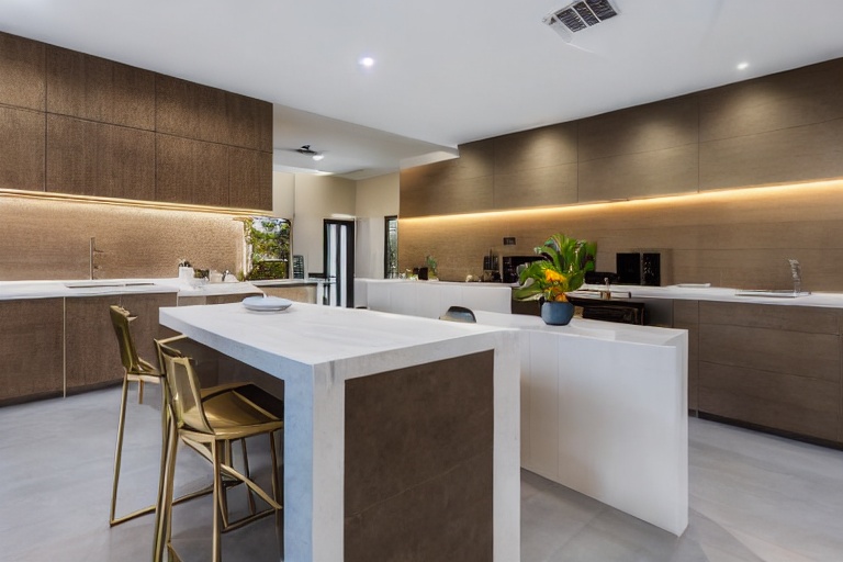Intrahome Aster Style 3 χρώμα Γυαλιστερό Χρυσό έπιπλα κουζίνας 10 Μέτρα συνολικα τρέχον μέτρα Intrahome-65651089