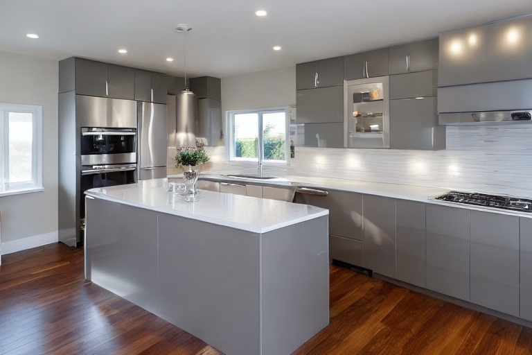 Intrahome Venezia Elegance 3 χρώμα Λακέ Γκρι Μεσαίο έπιπλα κουζίνας 10 Μέτρα συνολικα τρέχον μέτρα Intrahome-65651039