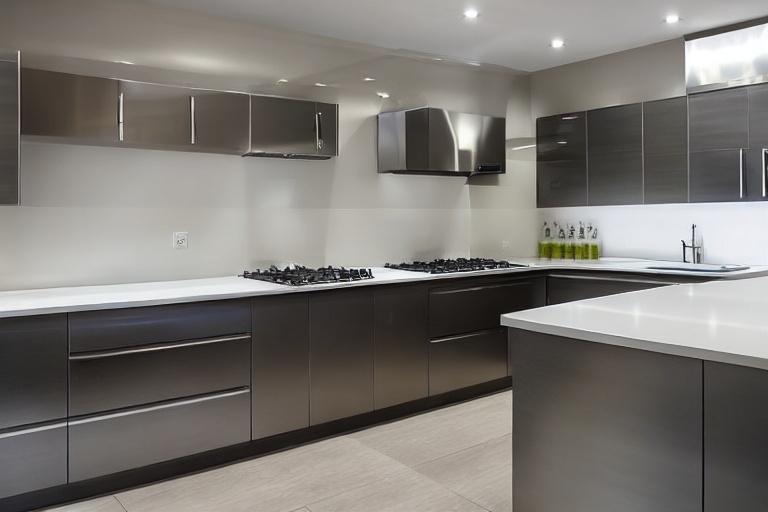 Intrahome Riviera Home 3 χρώμα Βουρτσιστό Ανοξείδωτο έπιπλα κουζίνας 10 Μέτρα συνολικα τρέχον μέτρα Intrahome-65651027
