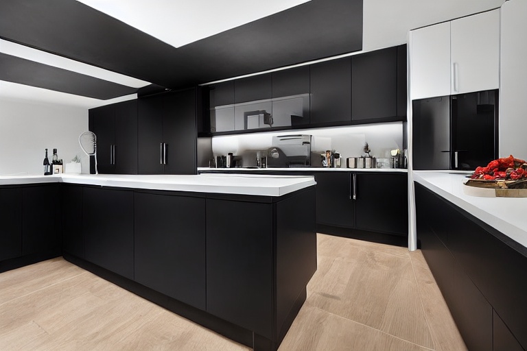 Intrahome Riviera Classic 3 χρώμα Μαύρο Μεταλλικό Ματ έπιπλα κουζίνας 10 Μέτρα συνολικα τρέχον μέτρα Intrahome-65651025