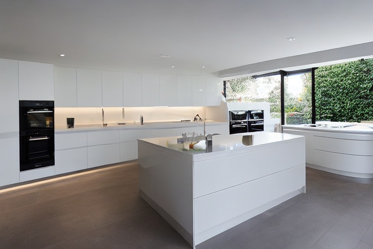 Intrahome Riviera Modern 3 χρώμα Λακέ Λευκό Ματ έπιπλα κουζίνας 10 Μέτρα συνολικα τρέχον μέτρα Intrahome-65651024