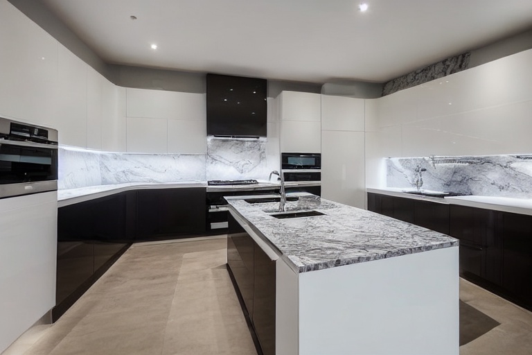Intrahome Riviera Studio 3 χρώμα Εφέ Λευκού Μαρμάρου έπιπλα κουζίνας 10 Μέτρα συνολικα τρέχον μέτρα Intrahome-65651020