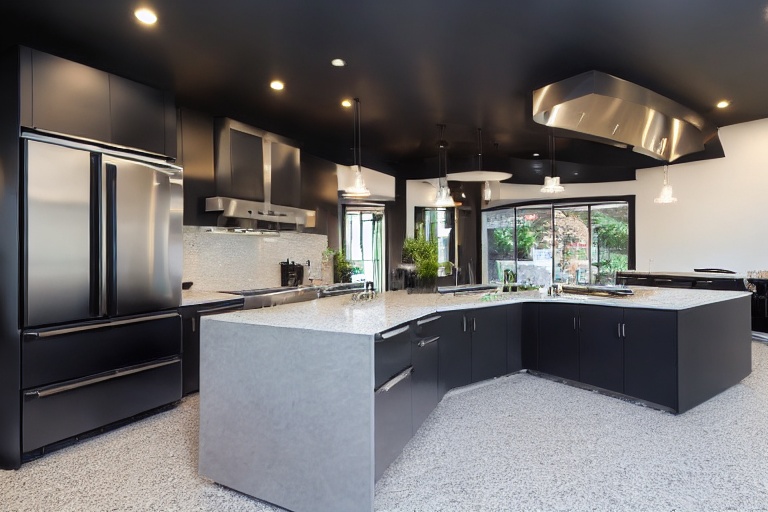 Intrahome Riviera Pro 3 χρώμα Λακέ Μαύρο Ματ έπιπλα κουζίνας 10 Μέτρα συνολικα τρέχον μέτρα Intrahome-65651014