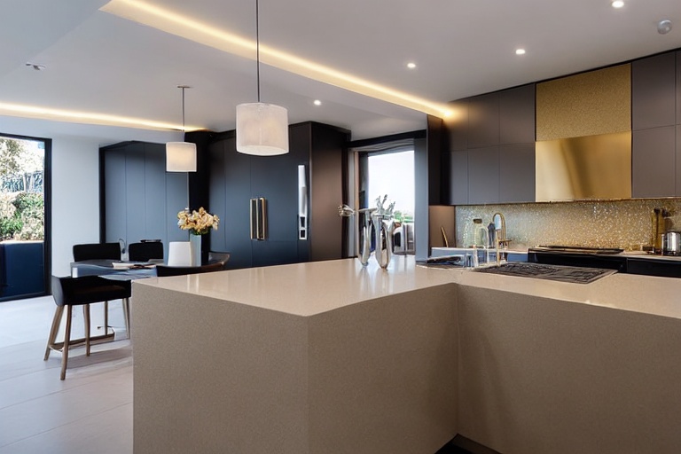 Intrahome Toscana Prime 3 χρώμα Βουρτσιστό Χρυσό έπιπλα κουζίνας 10 Μέτρα συνολικα τρέχον μέτρα Intrahome-65651012