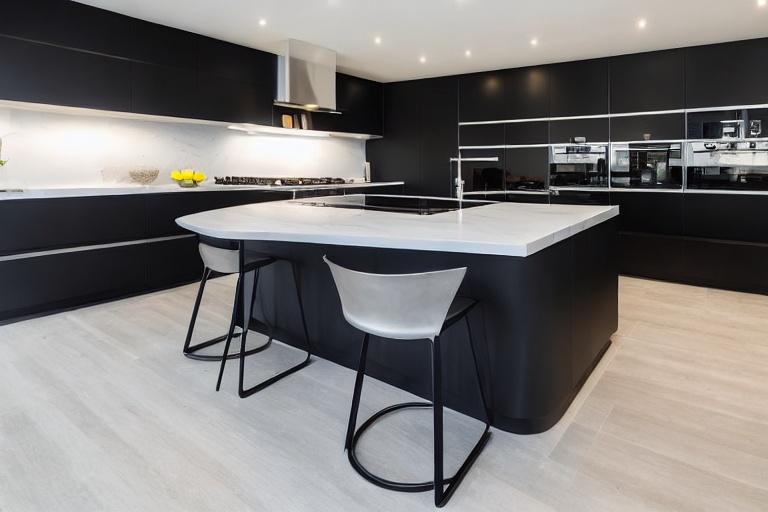 Intrahome Toscana Living 3 χρώμα Μαύρο Μεταλλικό Ματ έπιπλα κουζίνας 10 Μέτρα συνολικα τρέχον μέτρα Intrahome-65651006
