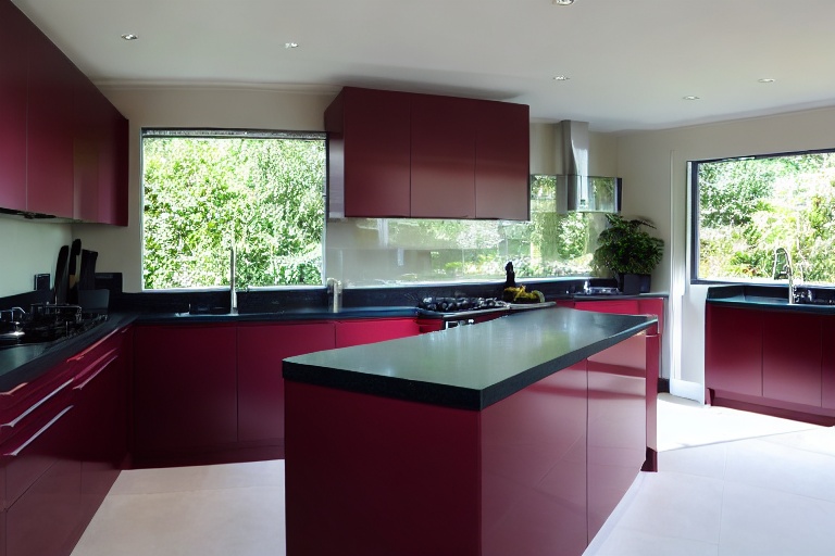 Intrahome Toscana Pro 3 χρώμα Λακέ Μπορντό έπιπλα κουζίνας 10 Μέτρα συνολικα τρέχον μέτρα Intrahome-65650994