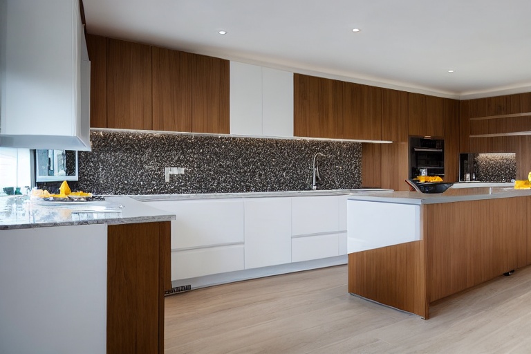 Intrahome Valencia Plus 3 χρώμα Λευκό Λακέ Πάνω & Δρυς Κάτω έπιπλα κουζίνας 10 Μέτρα συνολικα τρέχον μέτρα Intrahome-65650991