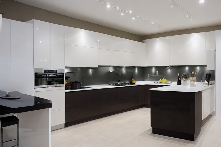 Intrahome Valencia Classic 3 χρώμα Λακέ Λευκό Ματ έπιπλα κουζίνας 10 Μέτρα συνολικα τρέχον μέτρα Intrahome-65650985