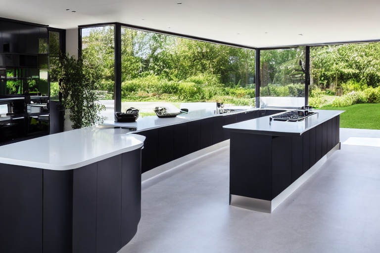 Intrahome Valencia One 3 χρώμα Λακέ Μαύρο Ματ έπιπλα κουζίνας 10 Μέτρα συνολικα τρέχον μέτρα Intrahome-65650975
