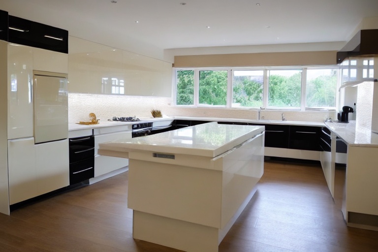 Intrahome Monaco Craft 3 χρώμα Λακέ Κρεμ Γυαλιστερό έπιπλα κουζίνας 10 Μέτρα συνολικα τρέχον μέτρα Intrahome-65650958