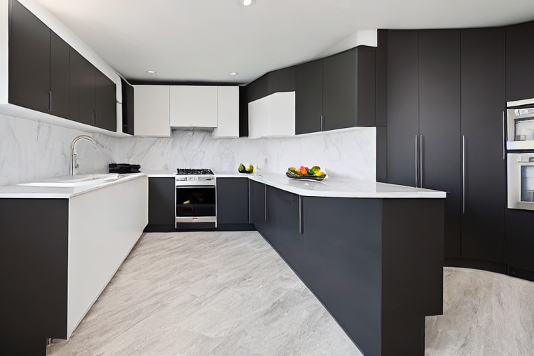 Intrahome Athena Elegance 3 χρώμα Λευκό Ματ Πάνω & Ανθρακί Κάτω έπιπλα κουζίνας 10 Μέτρα συνολικα τρέχον μέτρα Intrahome-65650919