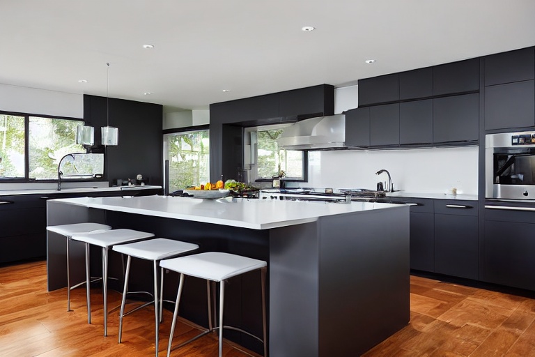 Intrahome Iris One 3 χρώμα Λακέ Γκρι Σκούρο έπιπλα κουζίνας 10 Μέτρα συνολικα τρέχον μέτρα Intrahome-65650875