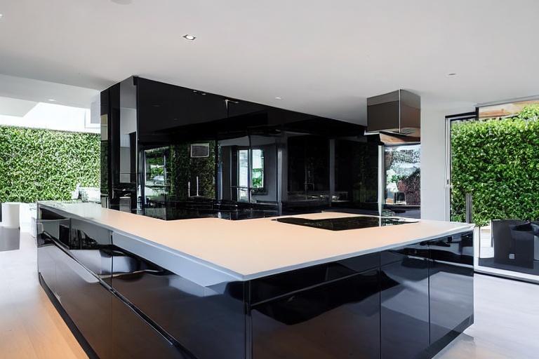 Intrahome Estia Style 3 χρώμα Λακέ Μαύρο Γυαλιστερό έπιπλα κουζίνας 10 Μέτρα συνολικα τρέχον μέτρα Intrahome-65650869