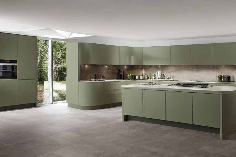 Intrahome Nefeli Craft 3 χρώμα Λακέ Σάλβια έπιπλα κουζίνας 10 Μέτρα συνολικα τρέχον μέτρα Intrahome-65650838