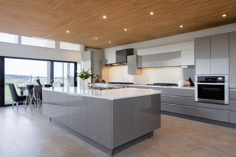 Intrahome Alkyoni Design 3 χρώμα Λακέ Γκρι Μεσαίο έπιπλα κουζίνας 10 Μέτρα συνολικα τρέχον μέτρα Intrahome-65650828