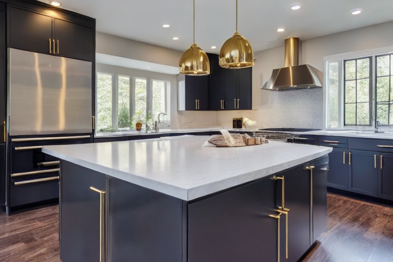 Intrahome Alkyoni Living 3 χρώμα Χρυσό & Σκούρο Γκρι έπιπλα κουζίνας 10 Μέτρα συνολικα τρέχον μέτρα Intrahome-65650826