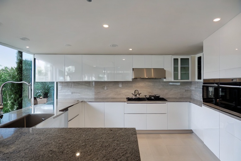 Intrahome Aegean Design 3 χρώμα Λακέ Λευκό Γυαλιστερό έπιπλα κουζίνας 10 Μέτρα συνολικα τρέχον μέτρα Intrahome-65650788