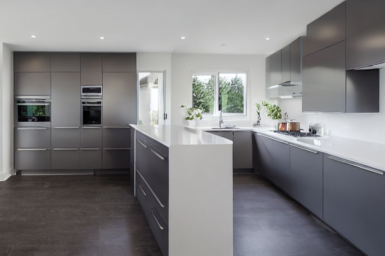 Intrahome Delphi Home 3 χρώμα Γκρι Μεταλλικό έπιπλα κουζίνας 10 Μέτρα συνολικα τρέχον μέτρα Intrahome-65650767