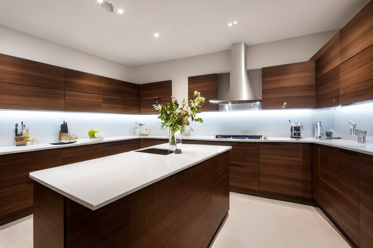 Intrahome Santorini Prime 3 χρώμα Καπλαμάς Δρυς Σκούρα έπιπλα κουζίνας 10 Μέτρα συνολικα τρέχον μέτρα Intrahome-65650732