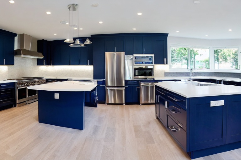 Intrahome Santorini Concept 3 χρώμα Νησί Μπλε & Λευκό Περίμετρος έπιπλα κουζίνας 10 Μέτρα συνολικα τρέχον μέτρα Intrahome-65650721