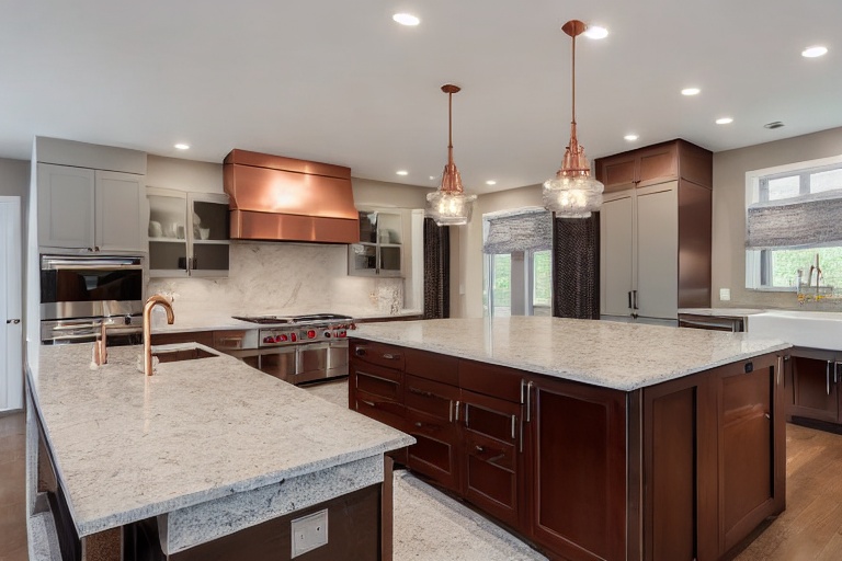 Intrahome Kyma Living 3 χρώμα Βουρτσιστό Χάλκινο έπιπλα κουζίνας 10 Μέτρα συνολικα τρέχον μέτρα Intrahome-65650706