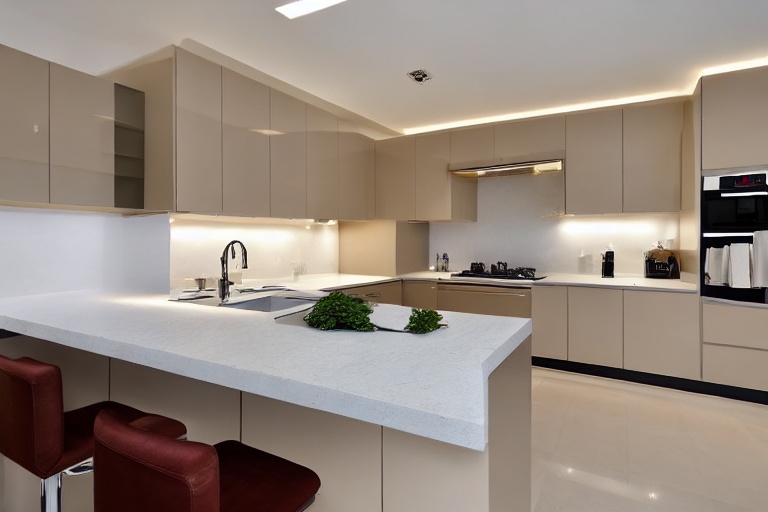 Intrahome Eterna Plus 3 χρώμα Λακέ Μπεζ Ανοιχτό έπιπλα κουζίνας 10 Μέτρα συνολικα τρέχον μέτρα Intrahome-65650691