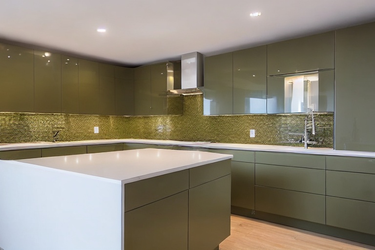 Intrahome Eterna Home 3 χρώμα Λακέ Λαδί έπιπλα κουζίνας 10 Μέτρα συνολικα τρέχον μέτρα Intrahome-65650687