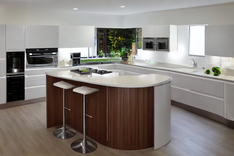 Intrahome Eterna Classic 3 χρώμα Λευκό Λακέ Πάνω & Καρυδιά Κάτω έπιπλα κουζίνας 10 Μέτρα συνολικα τρέχον μέτρα Intrahome-65650685