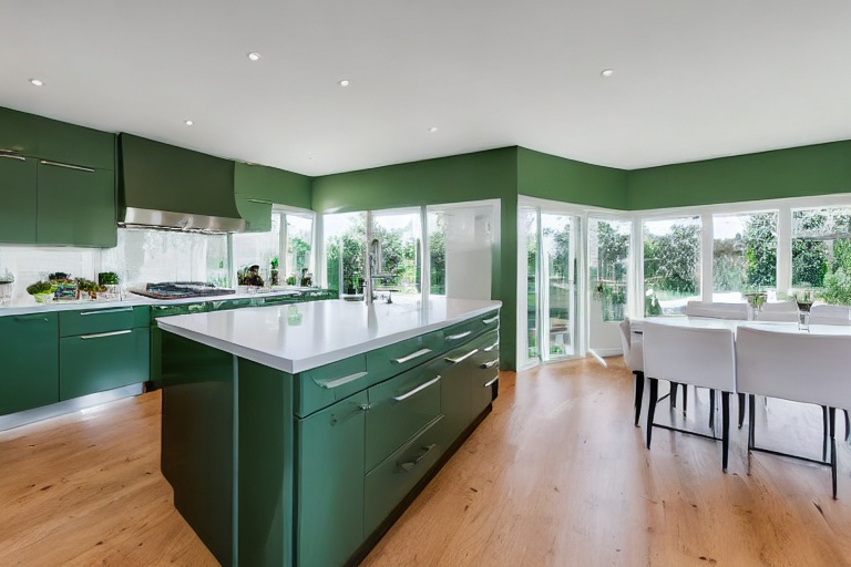 Intrahome Forma Design 3 χρώμα Λακέ Πράσινο Δάσους έπιπλα κουζίνας 10 Μέτρα συνολικα τρέχον μέτρα Intrahome-65650648