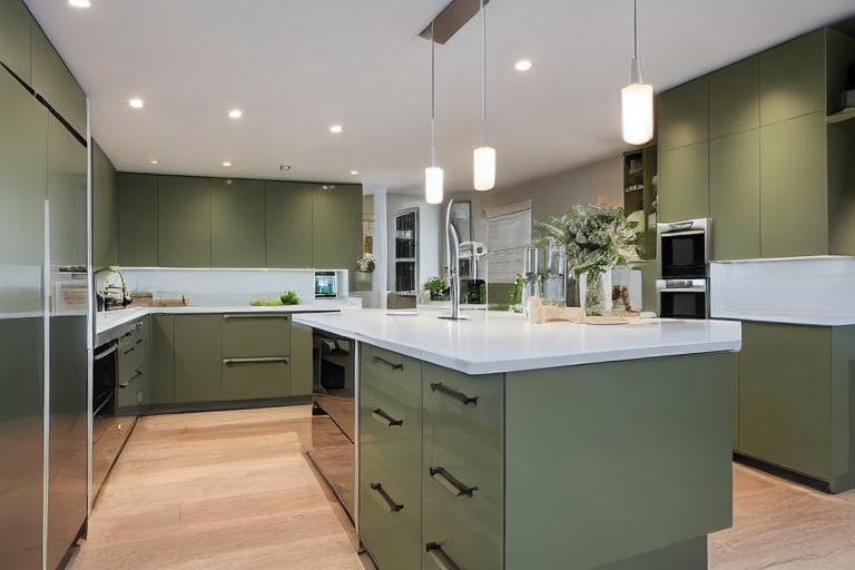 Intrahome Domus Select 3 χρώμα Σάλβια Πάνω & Δρυς Κάτω έπιπλα κουζίνας 10 Μέτρα συνολικα τρέχον μέτρα Intrahome-65650603